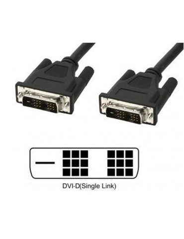 Techly Cavo Monitor DVI digitale M/M Single Link 1,8m (DVI-D) (ICOC DVI-8000)