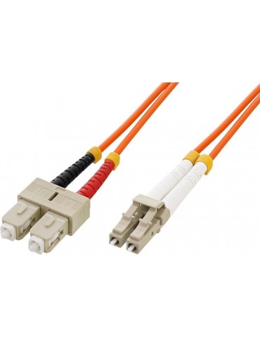 Techly Cavo fibra ottica SC/LC 50/125 Multimodale 1 m OM2 (ILWL D5-SCLC-010)