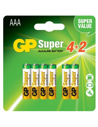 Blister 6 Batterie AAA Mini...