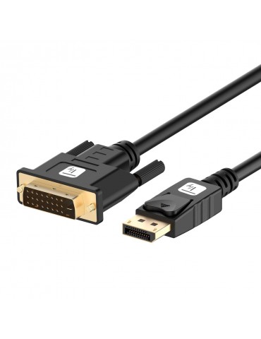Techly ICOC DSP-C12-010P 1 m DisplayPort DVI-D Nero