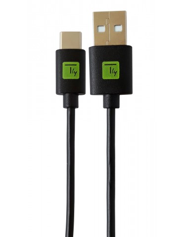 Techly ICOC MUSB20-CMAM01T cavo USB 0,1 m USB 2.0 USB A USB C Nero