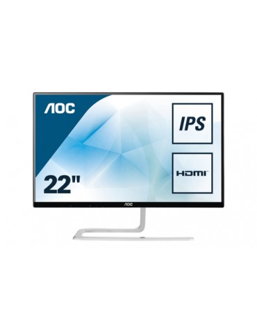 AOC Style-line I2281FWH monitor piatto per PC 54,6 cm (21.5") 1920 x 1080 Pixel Full HD LED Nero, Argento