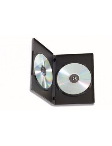 Custodia Doppia per DVD/CD BOX  Nero