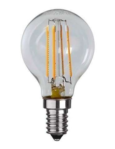 Lampada LED E14 Bianco Caldo 4W Filamento Classe A+