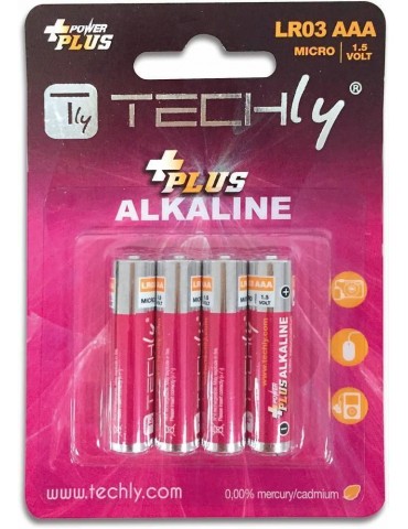 Techly Blister 4 Batterie...
