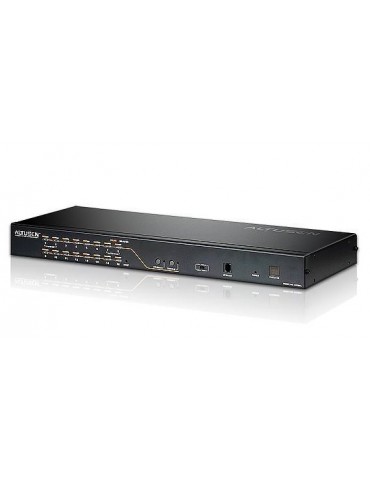 Aten CAT5e/6 KVM 2-console 16-port Cat5 High-D KVM Switch