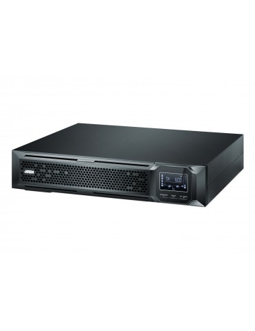 Aten 1000VA/1000W Professional Online UPS with USB/DB9 connection, 8 IEC C13 outlets, optional SNMP support, EPO and RJ port sur
