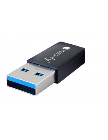 Mini Convertitore USB-A 3.0 Maschio a USB-C&trade Femmina Nero