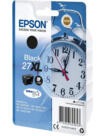 Epson Alarm clock Cartuccia Sveglia Nero Inchiostri DURABrite Ultra 27XL