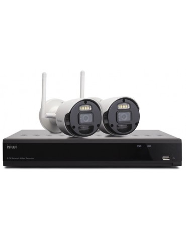 ISIWI - KIT WIFI CONNECT2 NVR8CH+2IPCAM WIR