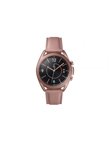Samsung Galaxy Watch3 Smartwatch Bluetooth, cassa 41mm acciaio, cinturino pelle, Saturimetro, Rilevamento cadute, Monitoraggio s