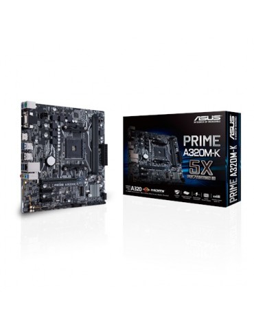 ASUS MB PRIME A320M-K AMD A320 Presa AM4 micro ATX