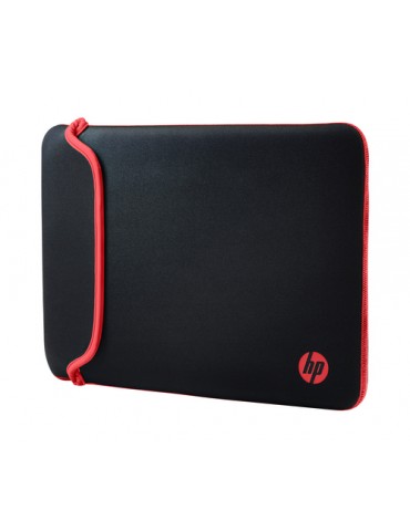 HP 14 Black/Red Neoprene Sleeve