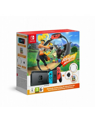NINTENDO SWITCH + RING FIT ADVENTURE LIMITED EDITION